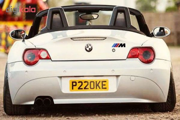 استیکر خودرو طرح ام پاور کد S152 سایز 10x3.5*523