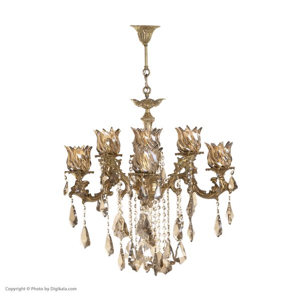 لوستر 8 شعله شاهان تک کد K/6023