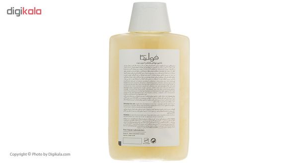 شامپو تقویتکننده مو فولیکا مخصوص موهای خشک و آسیبدیده، حجم 200 میلیلیتر مدل Nourishing And Hydrating، حاوی کراتین و ترکیبات ن