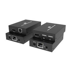 افزایش HDMI KVM تحت شبکه TCP/IP تا 150 متر H.265 فرانت مدل EK115
