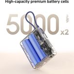 پاوربانک 33 وات شیائومی مدل PB1033MI ظرفیت 10000 میلیآمپرساعت به همراه کابل USB-C