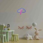 چراغ دیواری نئون دیزاین طرح Cloud-Vs-Lightning_BL