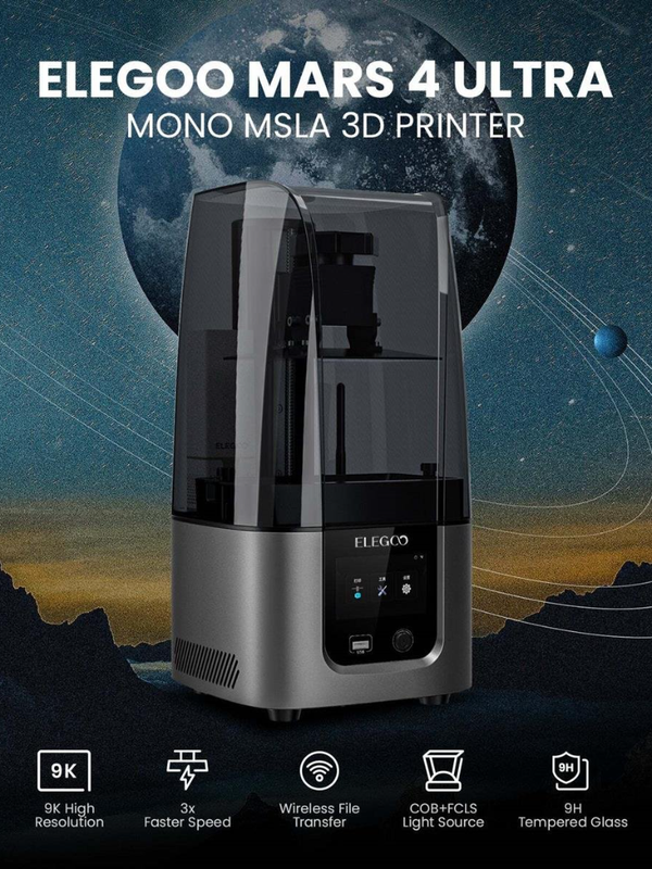 پرینتر سه بعدی ELEGOO Mars 4 ULTRA 9K