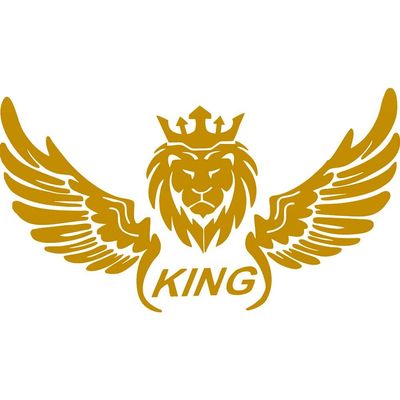برچسب بدنه خودرو مهدیار طرح بال طلایی کوچک کد SM200*665