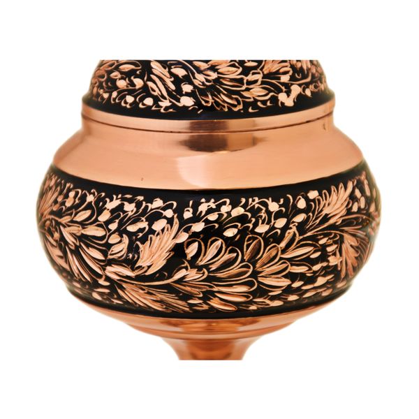 شکلات خوری مسی مدل تراش کد 22