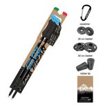 عصای کوهنوردی فیزان مدل Compact 4 بسته دو عددی