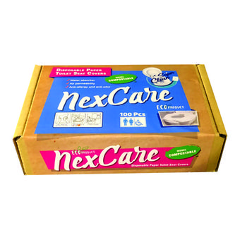 روکش توالت فرنگی نکس کر مدل حل شونده بسته 100 عددی