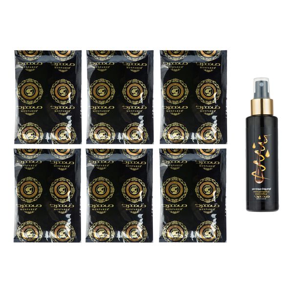 شامپو مو دکتر منفرد مدل gentle وزن 150 گرم مجموعه 6 عددی به همراه لوسیون مو دکتر منفرد حجم 120 میلی لیتر