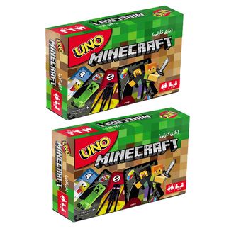 بازی فکری اونو مدل ماینکرافت مجموعه 2 عددی