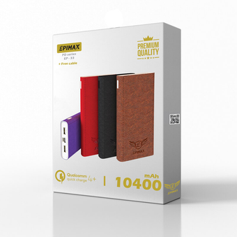 پاوربانک اپیمکس مدل EP-33 ظرفیت 10400 میلی آمپر ساعت