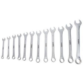 مجموعه 12 عددی آچار یکسرتخت-یکسررینگ زینوکس