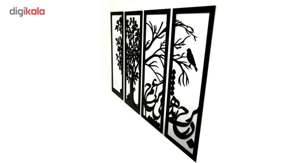 تابلو 4 تکه سالی وان طرح درخت