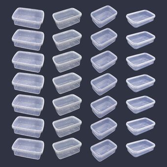 ظرف نگهدارنده پولاد پویش  700-1000-1200-1500 سی سی مجموعه 28 عددی