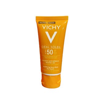 فلوئید ضد آفتاب بدون رنگ ویشی SPF 50 مدل FL ‌مناسب پوست‌های چرب حجم 60 میلی‌لیتر
