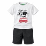 ست تی‌شرت آستین کوتاه و شلوارک راحتی پسرانه مدل Surf کد 350