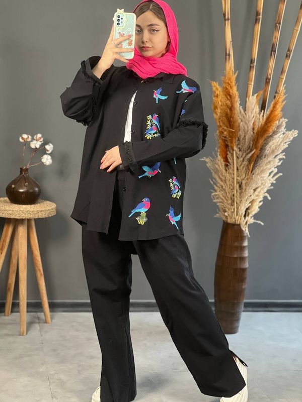 ست لینن گلدوزی آوا 1195