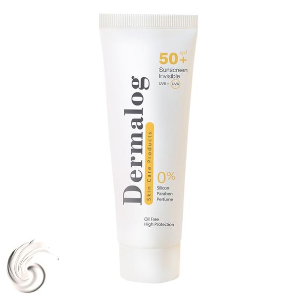 کرم ضدآفتاب درمالوگ مدل Invisible، حجم 50 میلی‌لیتر