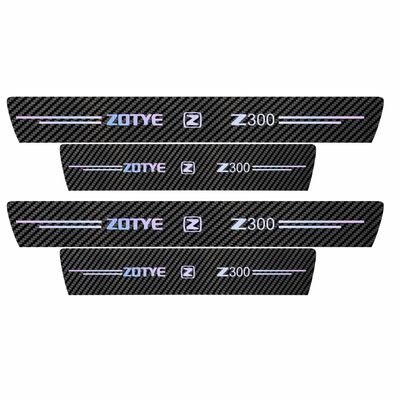 برچسب پارکابی خودرو سولگی مدل کربن کد J71 مناسب برای زوتی زد 300 بسته 4 عددی