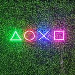 چراغ خواب مدل تابلو نئون طرح PS KEYS*113