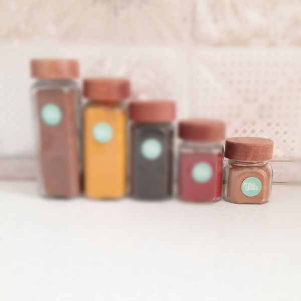 ست جا ادویه ای میس گلس مدل M در چوبی بسته 3 عددی*122