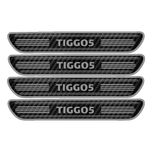  برچسب بدنه خودرو مهدیار مدل کربن کد sp136 مناسب برای تیگو5 بسته 4 عددی 