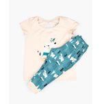 ست تی‌شرت آستین کوتاه و شلوار راحتی بچگانه مدل SB-SS-1682*363