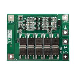 ماژول محافظ شارژ و دشارژ باتری لیتیومی مدل 3S-40A کد Ren-3-40