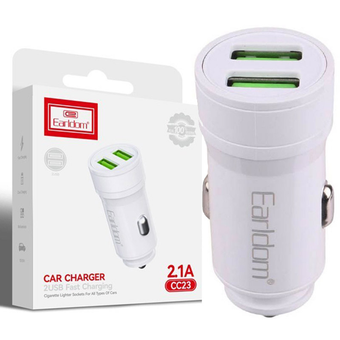شارژر فندکی الدرام Earldom ES-CC23 2.1A بدون کابل