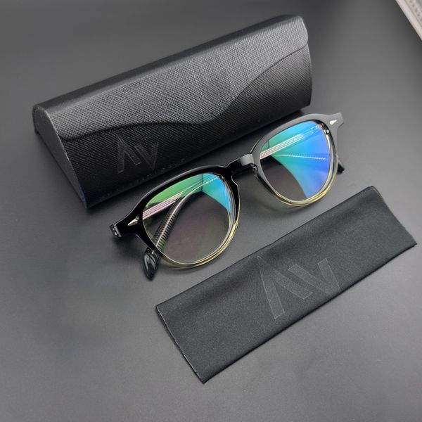 فریم عینک طبی پنتوس آلبرت وگ مدل S31101-C4-1 Acetate مناسب برای صورت گرد و بیضی