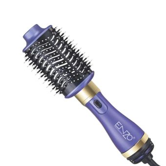 سشوار برس‌دار حالت‌دهنده انزو پروفیشینال مدل EN-4128 با توان 1200 وات، موتور DC، دو سری برس گرد و شانه‌دار، تنظیم دما و سرعت دو