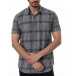پیراهن آستین کوتاه یقه برگردان با تنخور معمولی (regular fit) مردانه مدل MDSS-CH2028