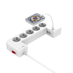 چندراهی و محافظ برق و وایرلس شارژ کینگ استار مدل KPS5175PD با گارانتی شرکتی