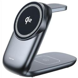 شارژر وایرلس سه کاره گرین لاین مدل GNQI23N1MGGY
