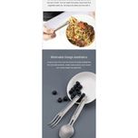 قاشق و چنگال سفری نکس تول مدل Titanium Tableware