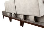 مبل ال 7 نفره لوکا مبل مدل نادیا به همراه پاف