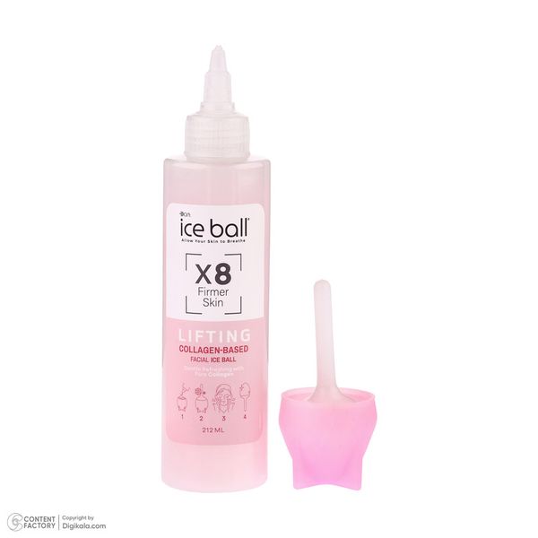 ژل سفت کننده آیس بال مدل x8 مناسب برای انواع پوست حجم 212 میلی لیتر