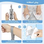 شیشه پاک کن مغناطیسی دبلیو اس مدل دوجداره کد KH777