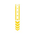 برچسب بدنه موتورسیکلت شیپرس طرح ARROWS کد Sm012Y