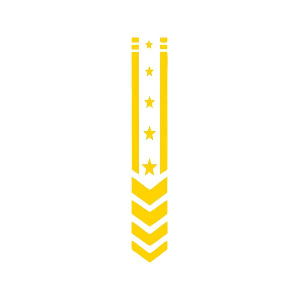 برچسب بدنه موتورسیکلت شیپرس طرح ARROWS کد Sm012Y