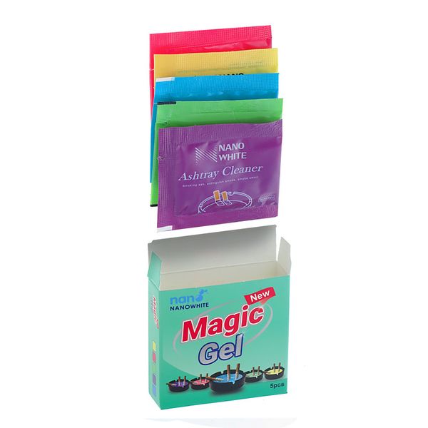 خاک ژله ای زیرسیگاری مدل نانووایت مجموعه 5 عددی