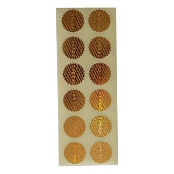 برچسب مدل هولوگرام خورشیدی بسته 3 عددی