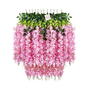 گل مصنوعی جُرجُرگل مدل آویز شکوفه آقاقیا بسته 12 عددی