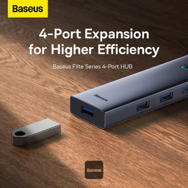 هاب 4 پورت USB بیسوس مدل  UltraJoy Series BS-OH108 (گارانتی 24 ماهه آونگ)