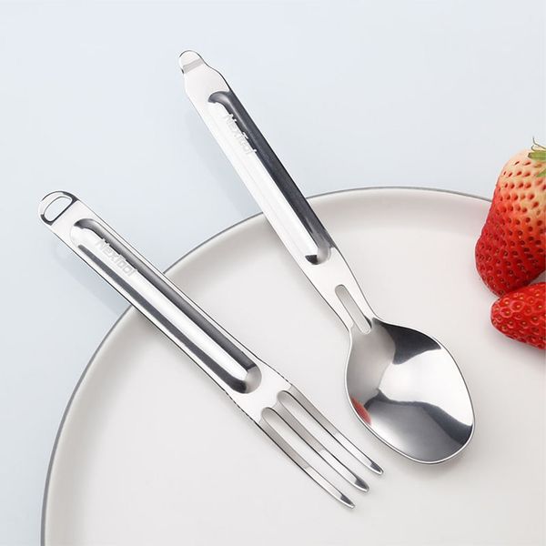 قاشق و چنگال سفری نکس تول مدل Stainless Steel Tableware