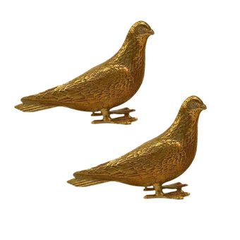 مجسمه برنزی مدل قمری زرین کد 2CHINA بسته 2 عددی