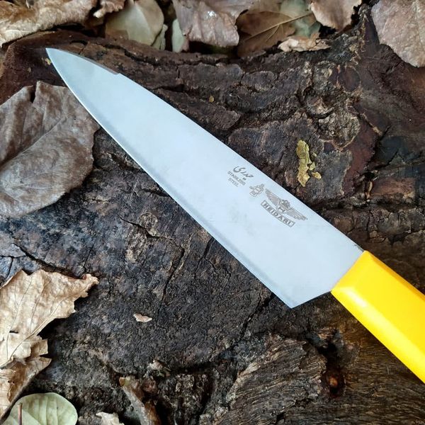 چاقوی حیدری مدل راسته ای دسته پلاستیک سایز 5