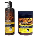 شامپو تقویت‌کننده و ترمیم‌کننده مو لایتنس مدل argan حجم 900 میلی‌لیتر به همراه ماسک مو لایتنس مدل argan oil حجم 1000 میلی‌لیتر،