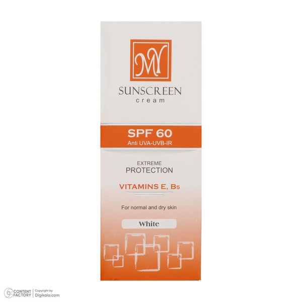 کرم ضدآفتاب بی‌رنگ مای SPF60 مدل Extreme Protection، مناسب پوست‌های نرمال تا خشک، حجم 50 میلی‌لیتر