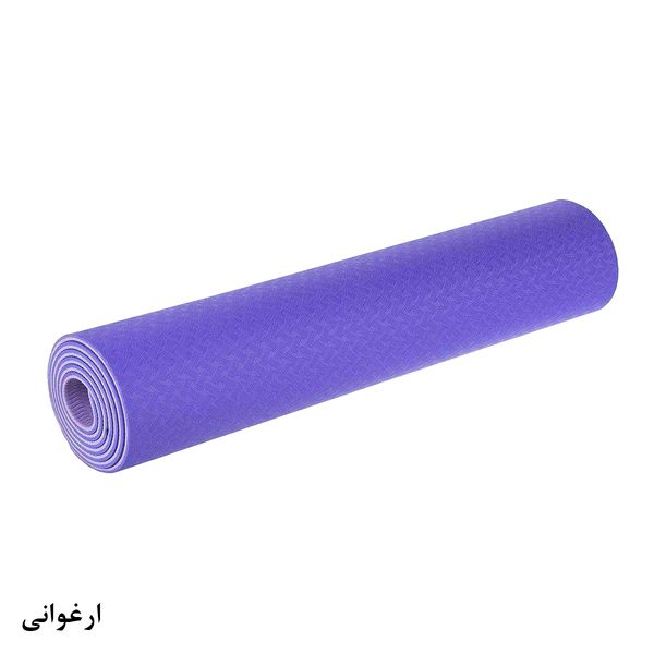 زیر انداز یوگا مدل TPE6 کد F2021 ضخامت 6 میلی متر