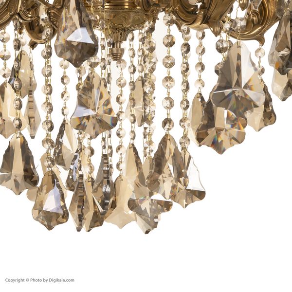 لوستر 8 شعله شاهان تک کد K/6023